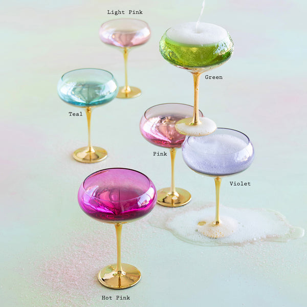 Sugar Plum Champagne Flute - Glitterville Studios