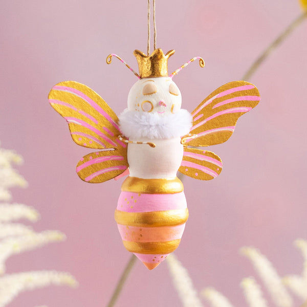 Bee Ornament Queen Bee Christmas Ornament Beekeeper 